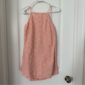 Backless heart halter dress